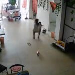 a woman and child in a room