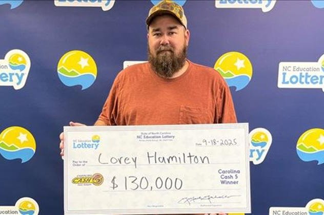 NC-man-wins-130000-lottery-prize-in-time-for-40th-birthday