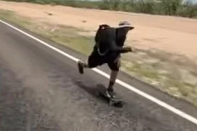 Skateboarder-crosses-the-United-States-coast-to-coast-in-39-days